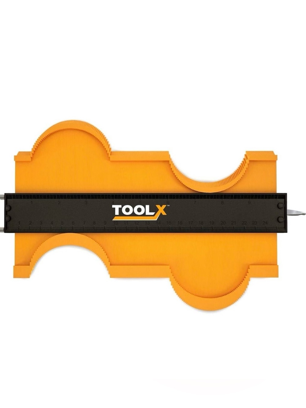 Tool X 10 Inch Contour Gauge With Metal Lock And Tightness Adjustable Screws